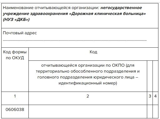 Форма РОССТАТ 1: инструкция для медицинских учреждений