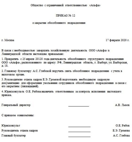 Шаг 4: Подготовка документов для процедуры закрытия