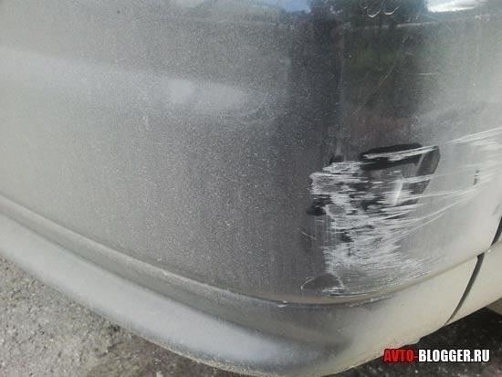 Что делать, если вы поцарапали бампер