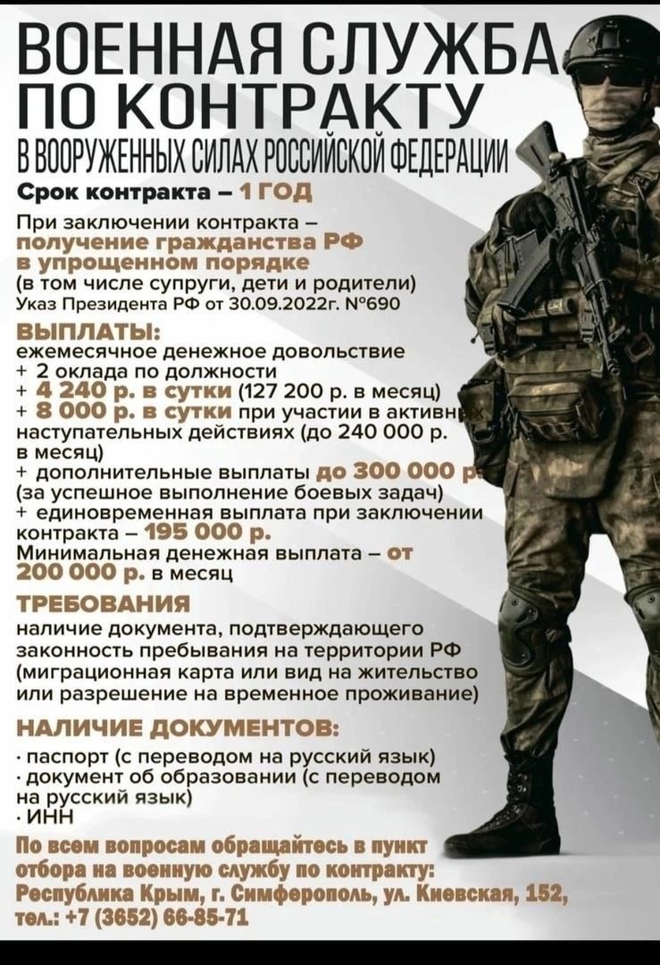 Что означает «служба по контракту» в контексте украинской военной службы?