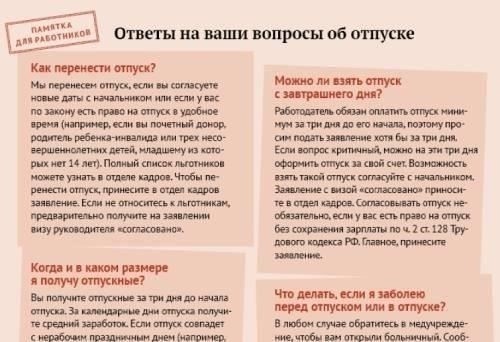 Ежегодный оплачиваемый отпуск: Продолжительность и правила
