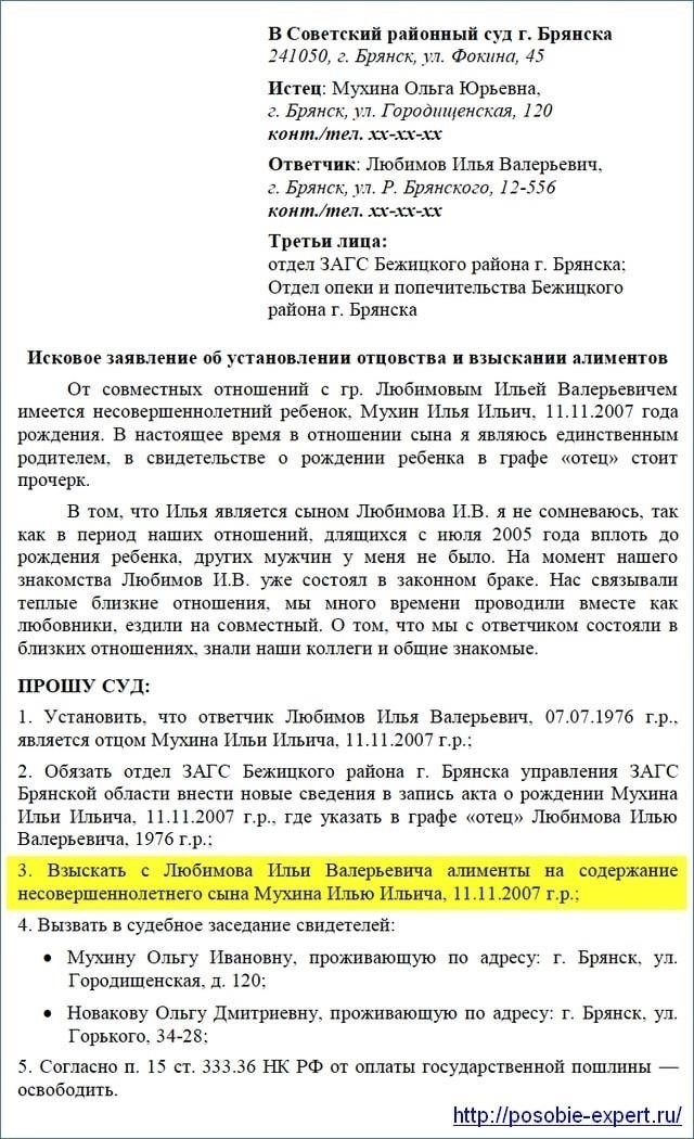 Каков размер пошлины за установление отцовства в России?