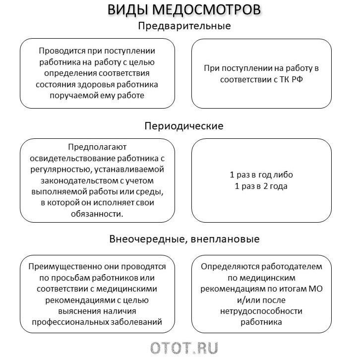 Периодичность медицинских осмотров сотрудников: Что нужно знать