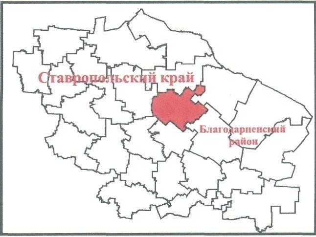 Расположение отделения ГИБДД в Ставропольском крае на карте