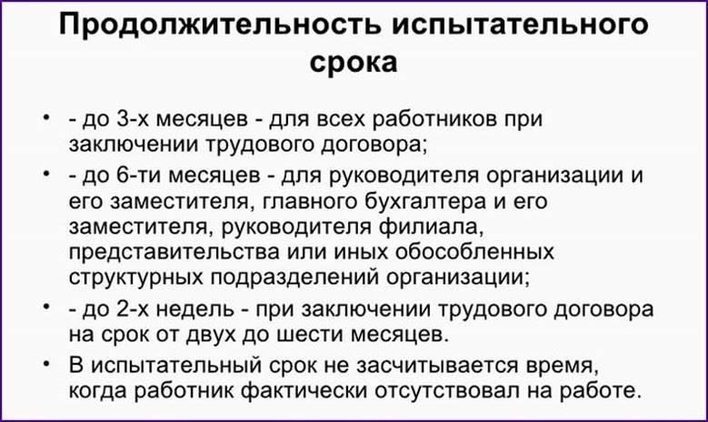 Сроки выплаты заработной платы в течение испытательного срока